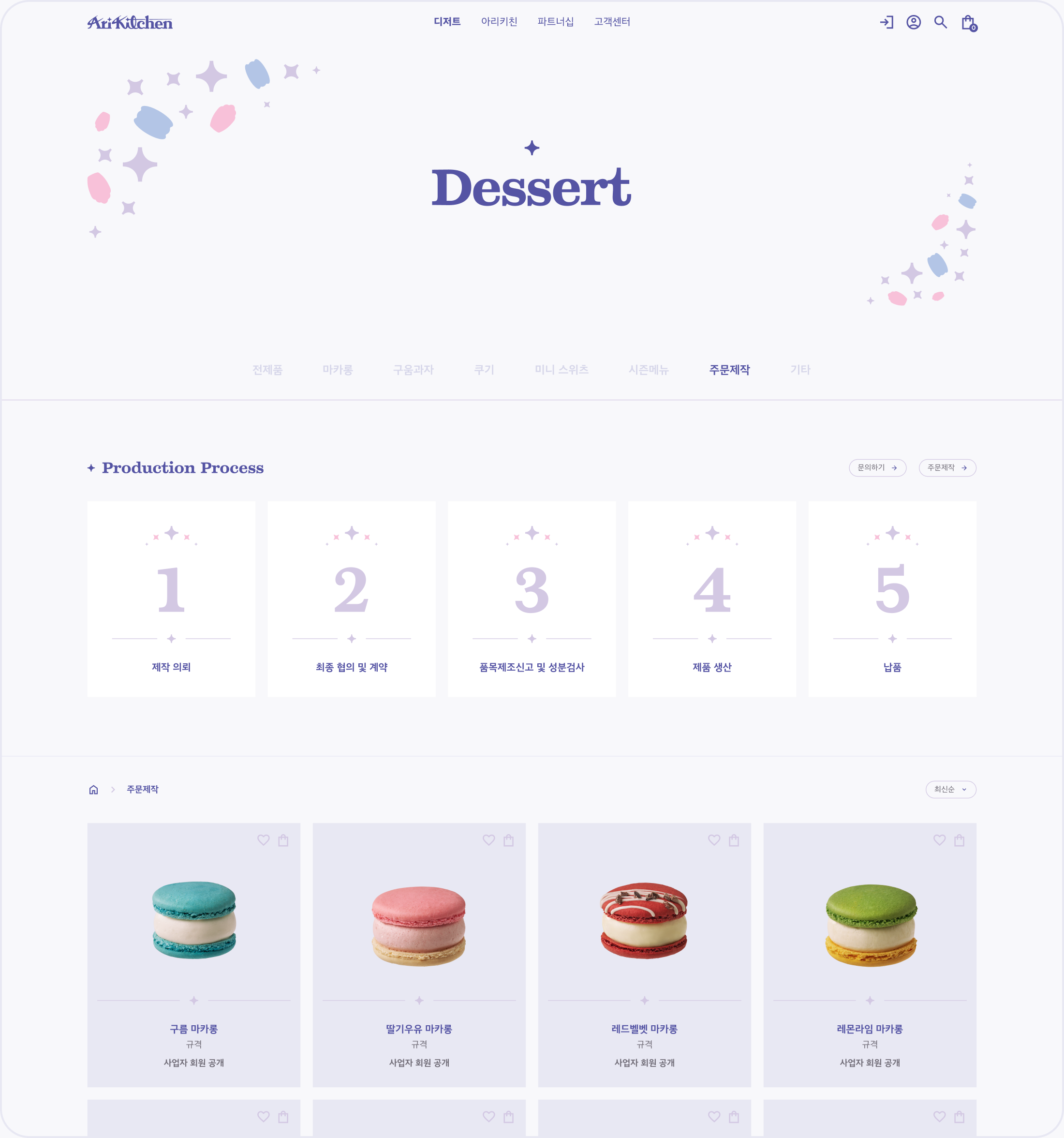 AriKitchen — Dessert / Production process