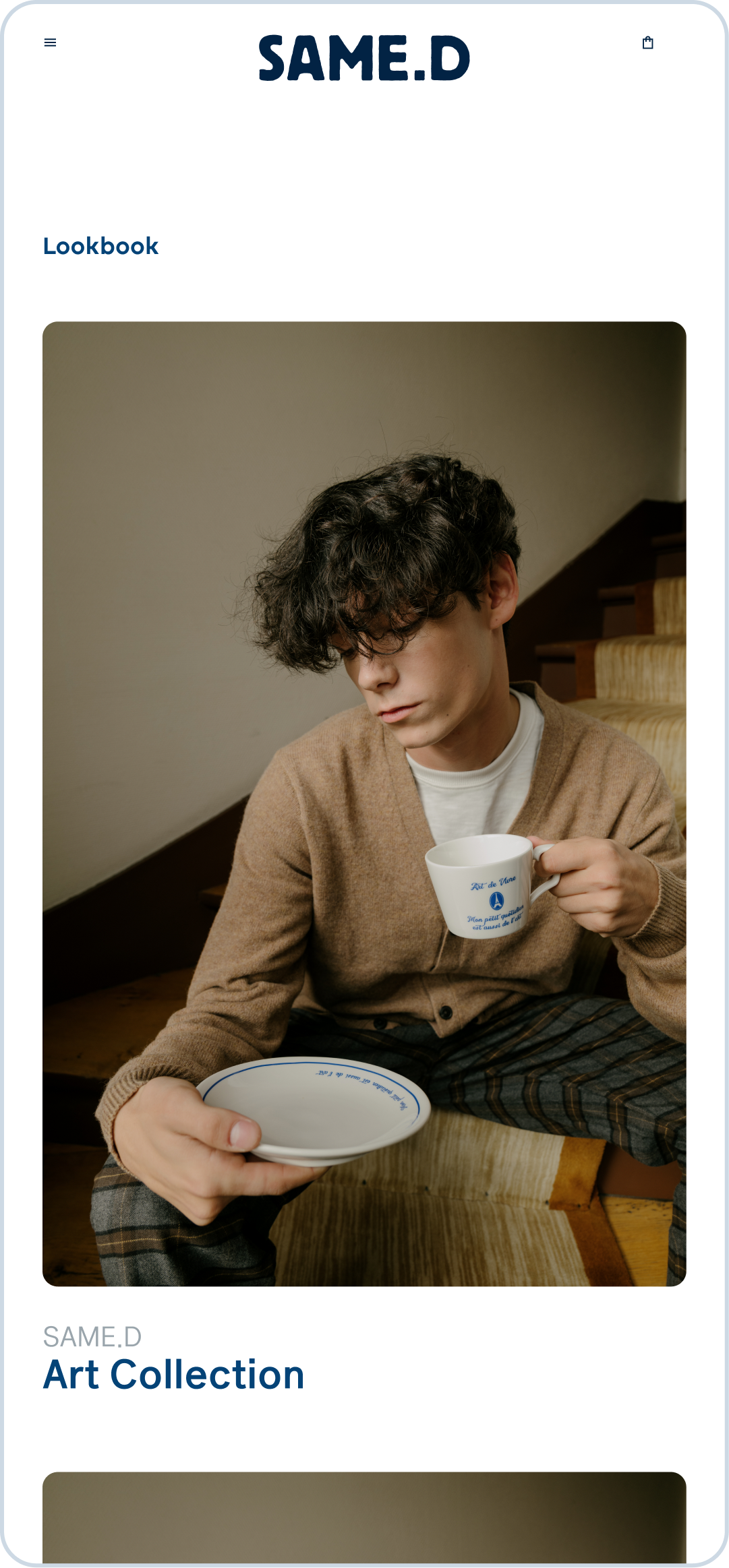 Lookbook — SAME.D 원본 웹디자인